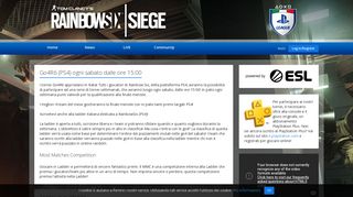 Rainbow Six: Siege | PlayStation Italian League