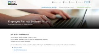 Employee Remote Systems Access - AER