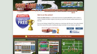 Goal Line Blitz Classic - American Football MMORPG