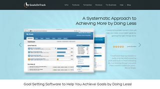 GoalsOnTrack - Web-based Goal Setting Software