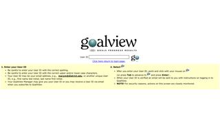 Lost your password? - GoalView...Dream, Plan, Do