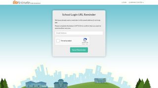 School Login URL Reminder - GoAnimate for Schools