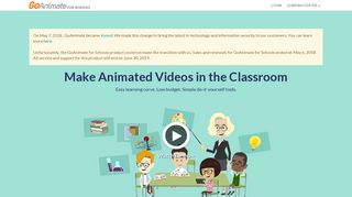 GoAnimate for Schools