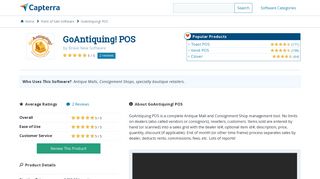 GoAntiquing! POS Reviews and Pricing - 2019 - Capterra