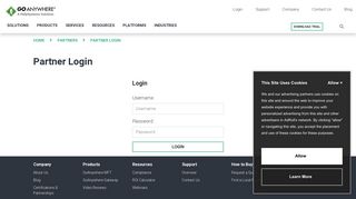 Partner Login | HelpSystems - GoAnywhere