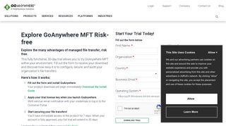 Customer Portal Registration | GoAnywhere MFT