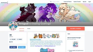 Krisgoat is creating Goatlings! | Patreon