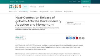 Next-Generation Release of goBalto Activate Drives Industry Adoption ...