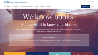 GOBI Library Solutions from EBSCO
