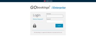 GObookings® Enterprise Log In
