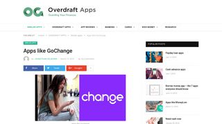 Apps like GoChange - Overdraft Apps