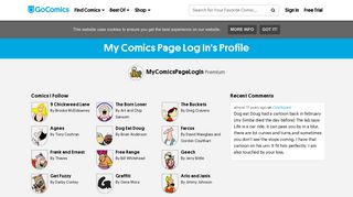 My Comics Page Log In's Profile - GoComics