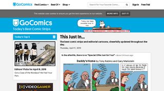 Today's Comics Online - Page 2 | Read Comic Strips at GoComics