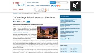GoConcierge Takes Luxury to a New Level | Hotel Online