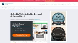 GoDaddy Website Builder Review | Is It Right For You? (Feb 19)