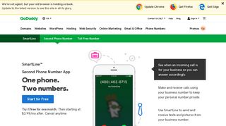 Add a Second Phone Number to Your Smartphone ... - GoDaddy