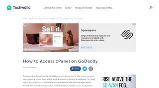 How to Access cPanel on GoDaddy | Techwalla.com