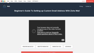 How to Setup Custom Email Address with Zoho Mail? Complete Guide