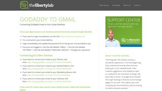 Connecting GoDaddy Email to Your Gmail Interface - The Liberty Lab