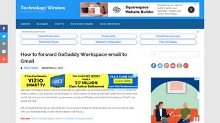 How to forward GoDaddy Workspace email to Gmail