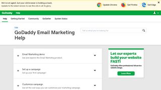 GoDaddy Email Marketing | GoDaddy Help