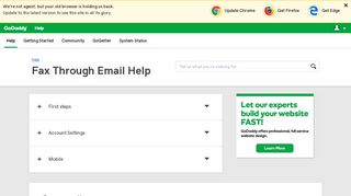 Fax Through Email | GoDaddy Help