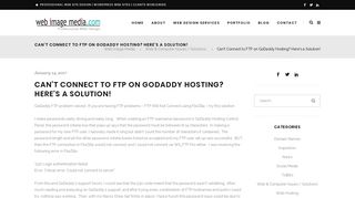 Can't Connect to FTP on GoDaddy Hosting? Here's a Solution! – Web ...