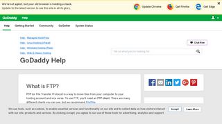 FileZilla: FTP settings to upload your website | GoDaddy Help AE
