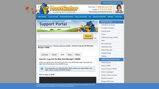 How Do I Log into the Web Host Manager? (WHM) « HostGator.com ...