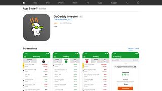 GoDaddy Investor on the App Store - iTunes - Apple