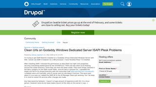 Clean Urls on Godaddy Windows Dedicated Server ISAPI Plesk ...