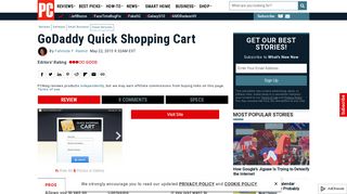 GoDaddy Quick Shopping Cart Review & Rating | PCMag.com