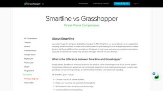 Smartline vs Grasshopper - Comparing Virtual Phone System Providers