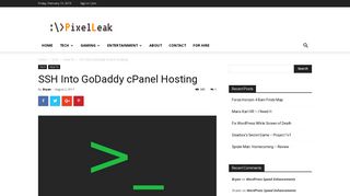 SSH Into GoDaddy cPanel Hosting - Pixel Leak