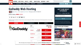 GoDaddy Web Hosting Review & Rating | PCMag.com