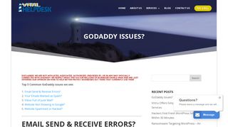 Godaddy Email Problems? 5 Common Email Issues You Need to Know