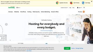 Hosting | Secure, Fast and Reliable Web Host Solutions - GoDaddy UK