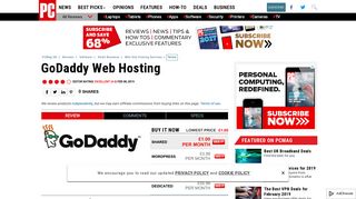 GoDaddy Web Hosting Web Site Hosting Services - Review 2018 ...