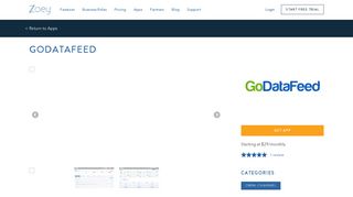 GoDataFeed - Zoey App Partner