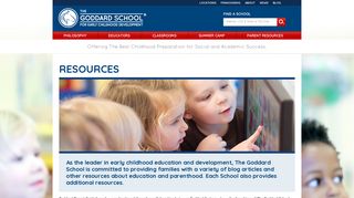 Parent Resources | The Goddard School