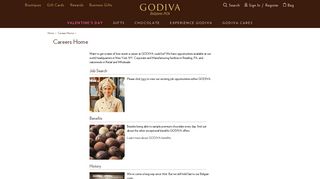 Careers | GODIVA - GODIVA Chocolates
