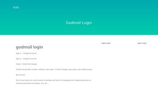godmail login – Vusl