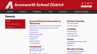 Parents - Avonworth School District