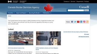 Canada Border Services Agency (CBSA)
