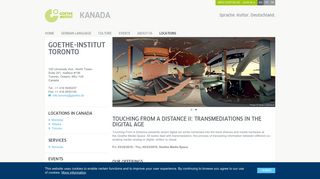 Toronto - Goethe-Institut Kanada
