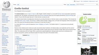 Goethe-Institut - Wikipedia