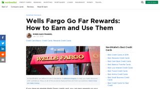 Wells Fargo Go Far Rewards: How to Earn and Use Them - NerdWallet