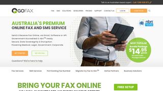 GoFax® Australia's Premium Online Fax & SMS Service