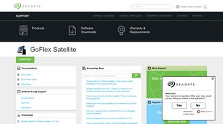 GoFlex Satellite | Seagate Support US