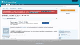 Why can't I connect to http://192.168.0.1 | Tech Support Guy